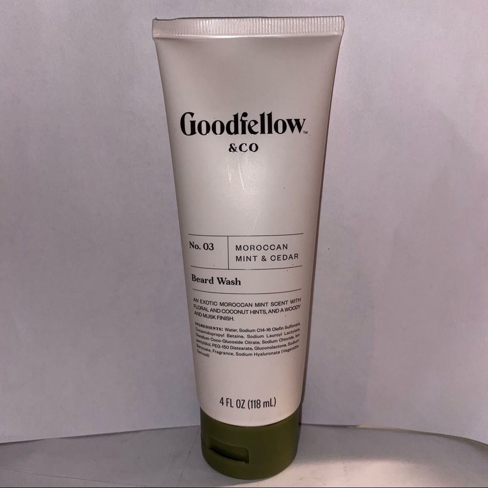 Goodfellow & Co. No. 03 Moroccan Mint & Cedar Beard Wash 4 Fl Oz